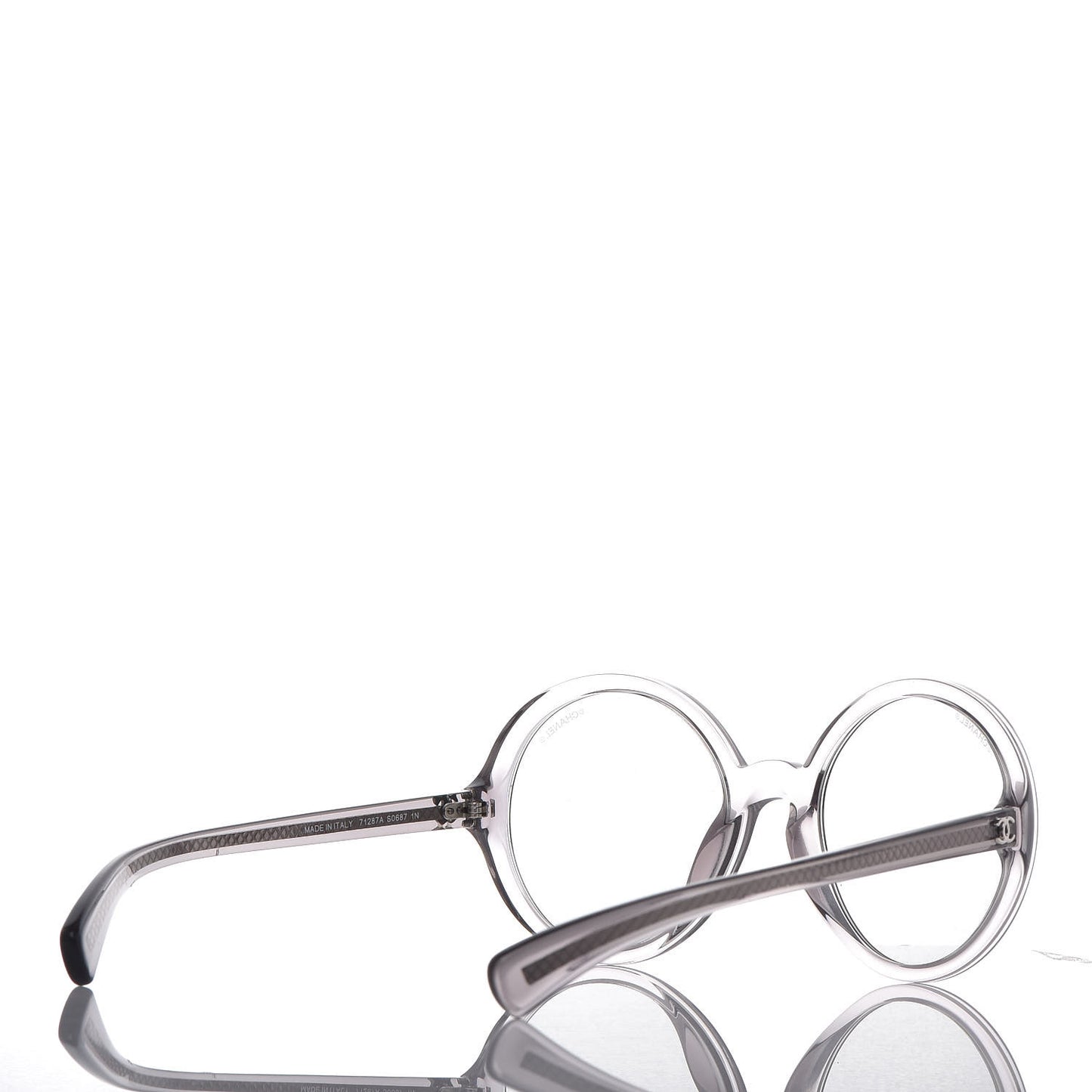 Acetate Round Sunglasses 4220 Grey