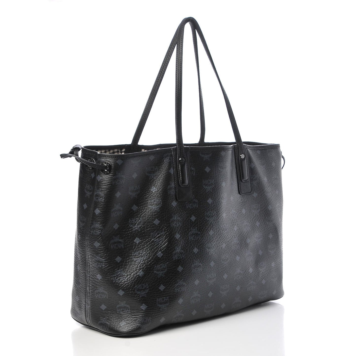 Visetos Large Liz Reversible Shopper Tote Black
