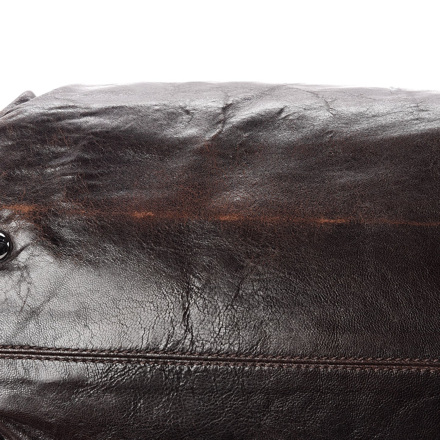 Calfskin Medium Perfect Day Tote Dark Brown