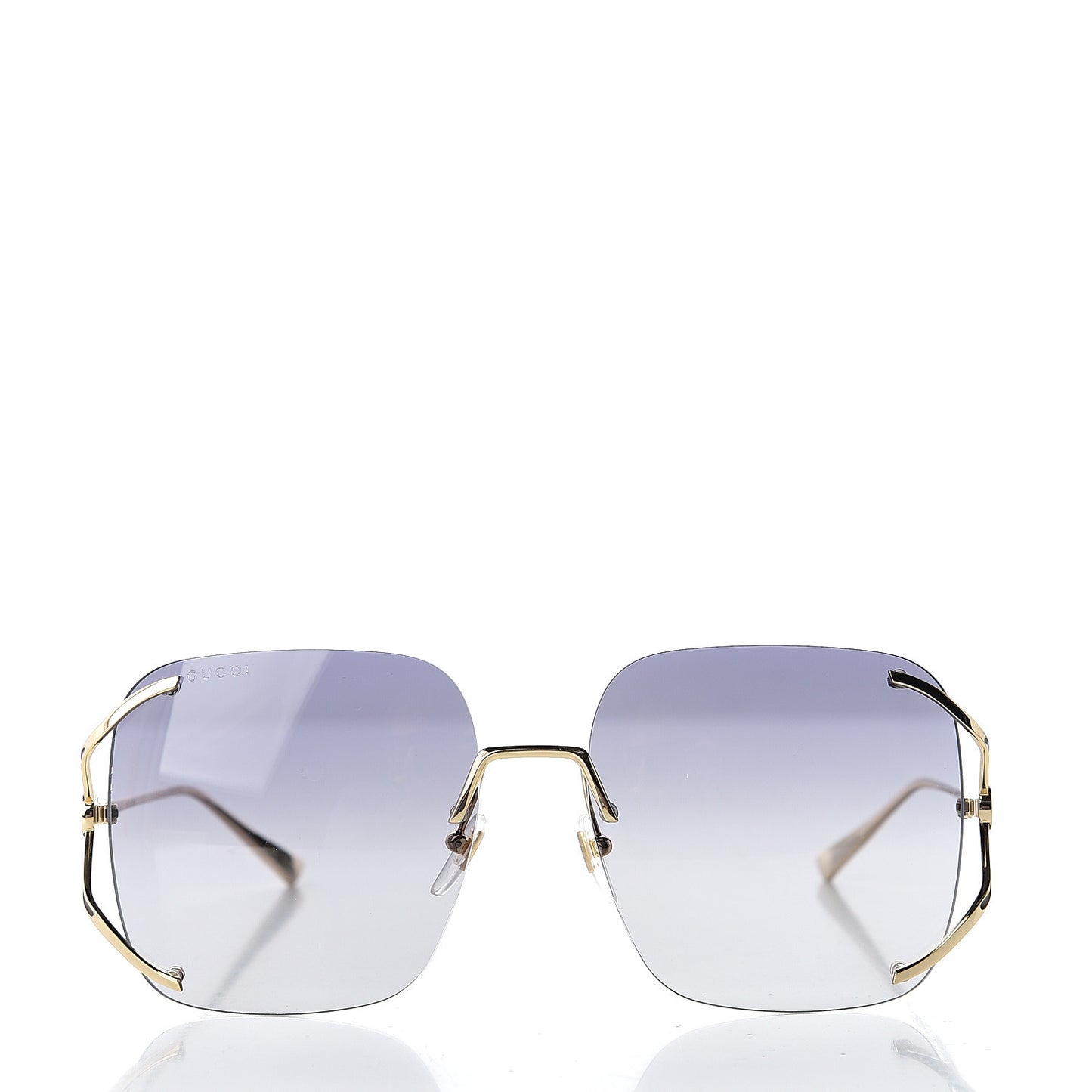 Oversized Sunglasses GG0646S Gold Black