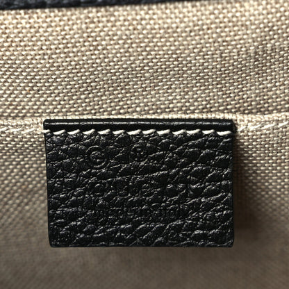 Gucci Dollar Calfskin Small Interlocking G Shoulder Bag Black 5 of 8