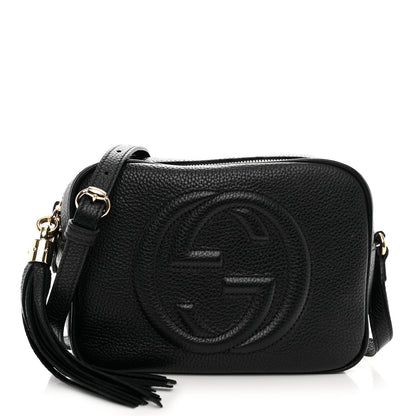 Gucci Pebbled Calfskin Small Soho Disco Bag Black 1 of 12