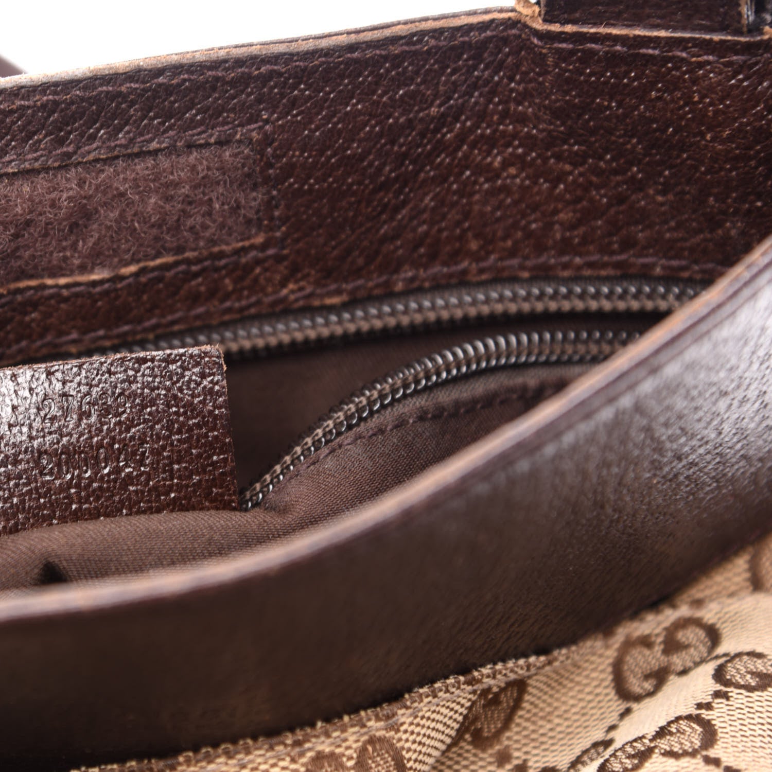 Gucci Monogram Messenger Crossbody Bag Dark Brown 7 of 11