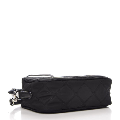 Prada Nylon Tessuto Impuntu Quilted Crossbody Bag Black 4 of 7