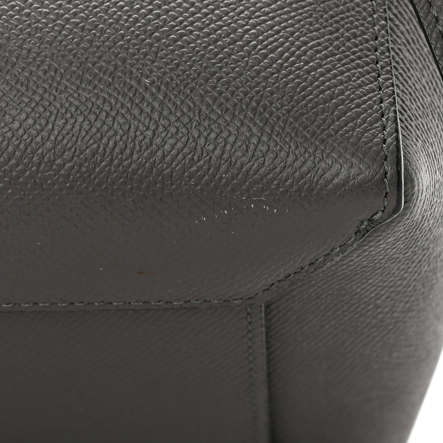 Baby Grained Calfskin Micro Belt Bag Grey