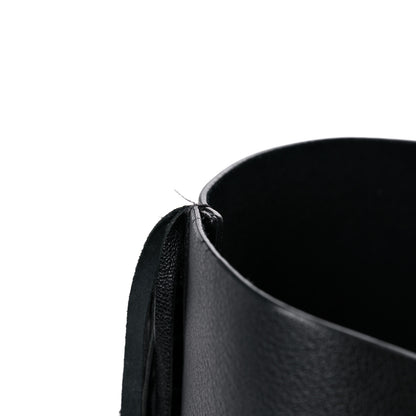 Saint Laurent Calfskin Large Fringe Shopping Tote Black 18 of 18