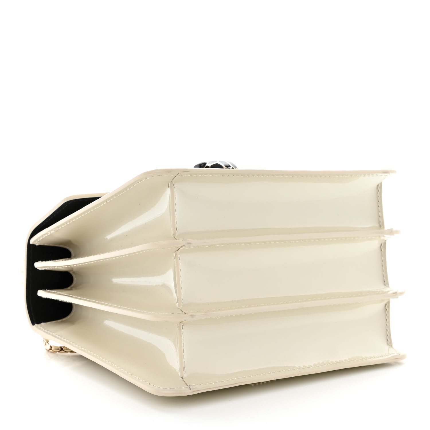 Bulgari Patent Serpenti Forever Top Handle White 5 of 12