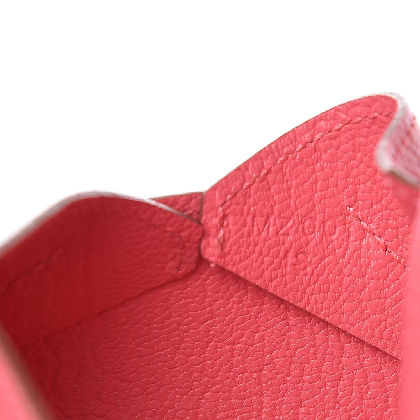 Chevre Mysore Small Envelope Clutch Rose Lipstick