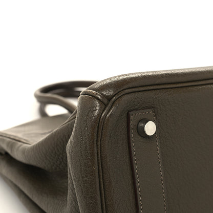 Hermes Chevre De Coromandel HAC Birkin 36 Vert Olive 11 of 15