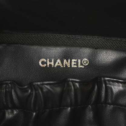 Chanel Lambskin Vanity Cosmetic Case Black 5 of 7