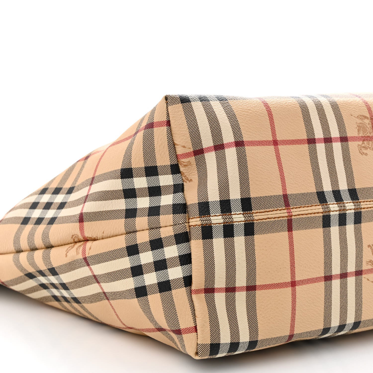 Burberry Haymarket Check Medium Salisbury Tote Camel 9 of 10