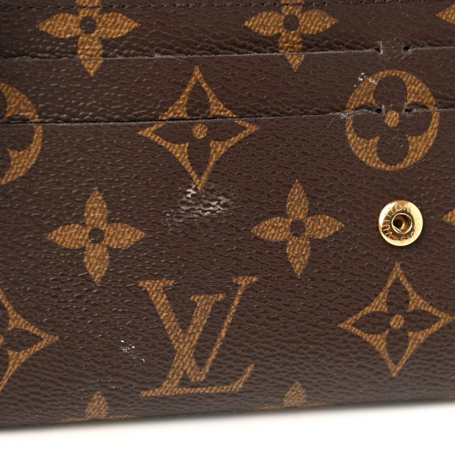 Monogram Bloom Flower Emilie Wallet Fuchsia