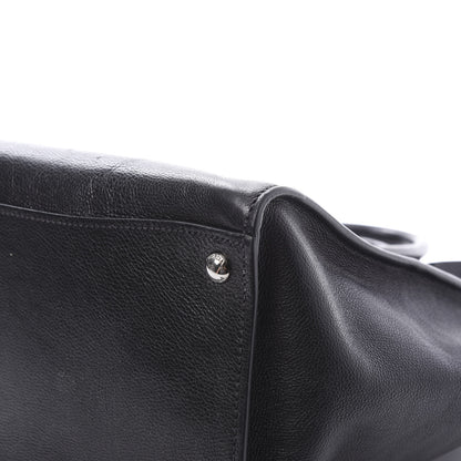 Prada Glace Calf Twin Pocket Tote Black 10 of 10