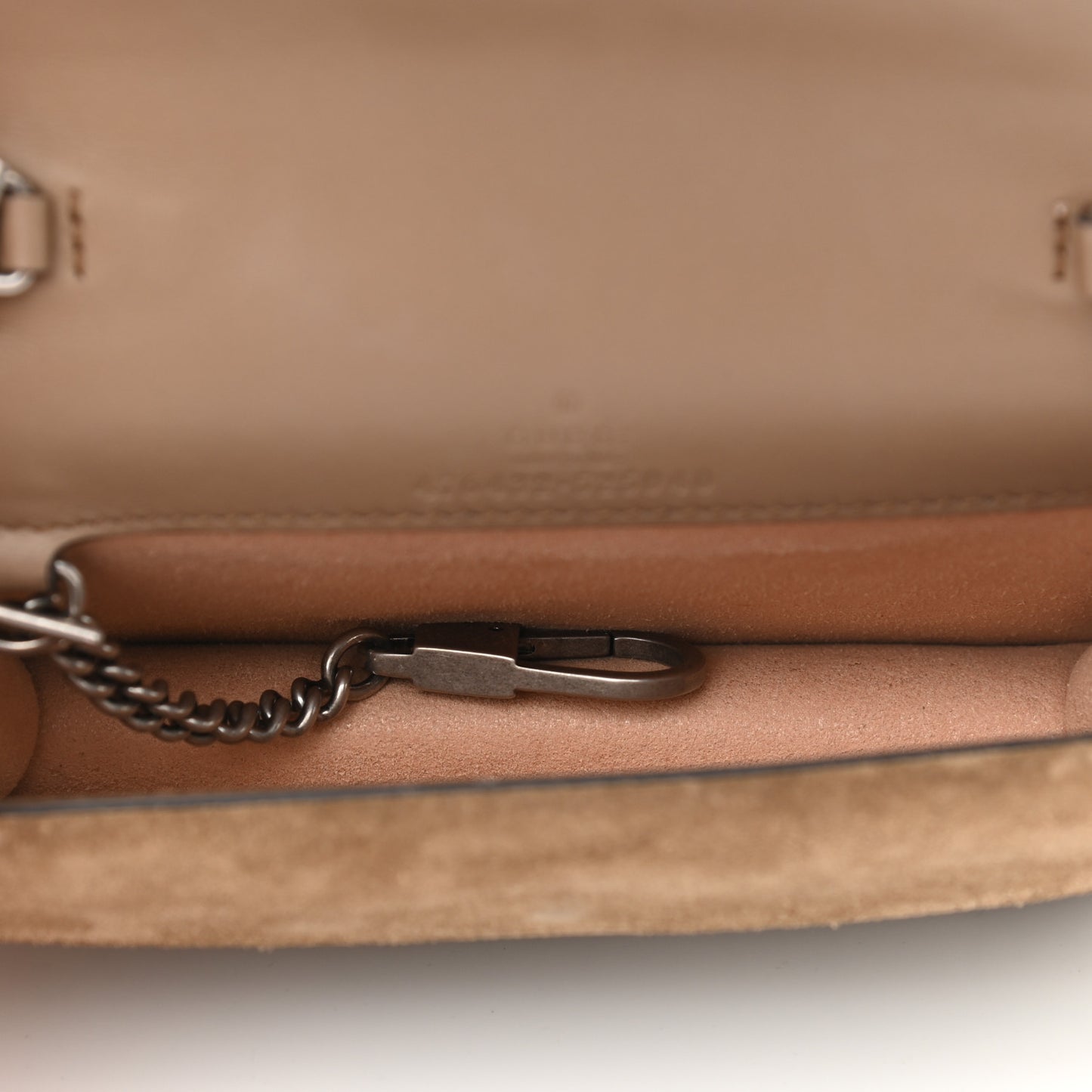 GG Supreme Monogram Super Mini Dionysus Shoulder Bag Taupe