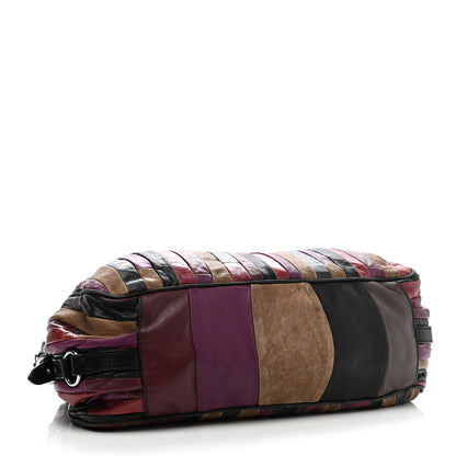 Miu Miu Nappa Large Patchwork Tote Amarena 4 of 17