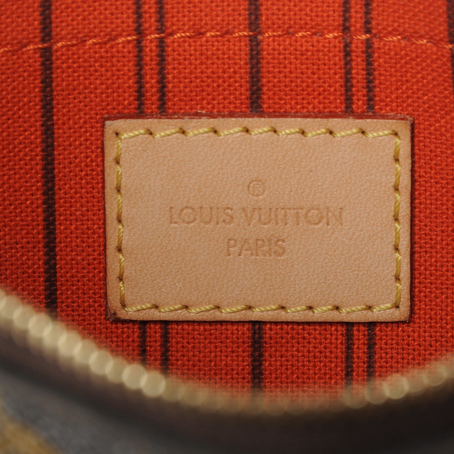 Louis Vuitton Monogram Neverfull MM GM Pochette Piment 6 of 7