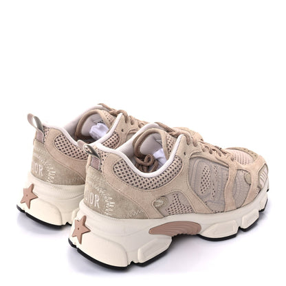 Christian Dior Suede Mesh Dior Chrono Sneakers 38.5 Beige 4 of 9