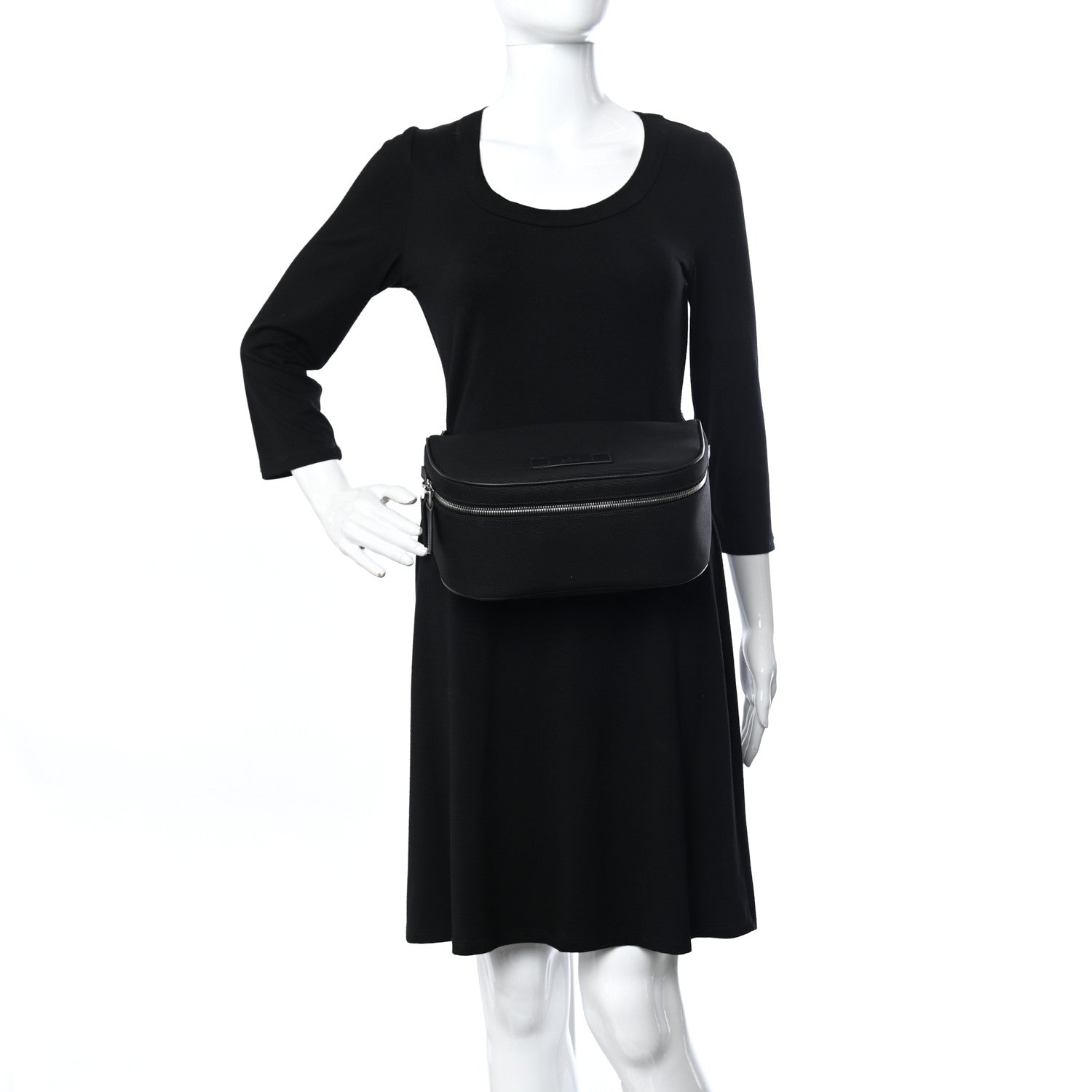 Gucci Techno Canvas Web Large Belt Bag Black 2 of 10