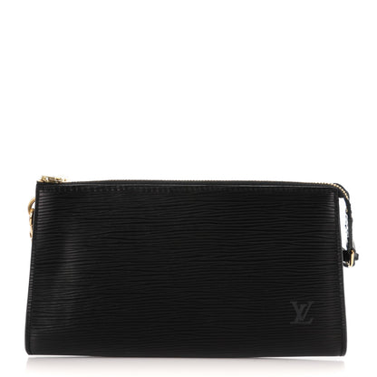 Louis Vuitton Epi Pochette Accessories 24 Black 1 of 7