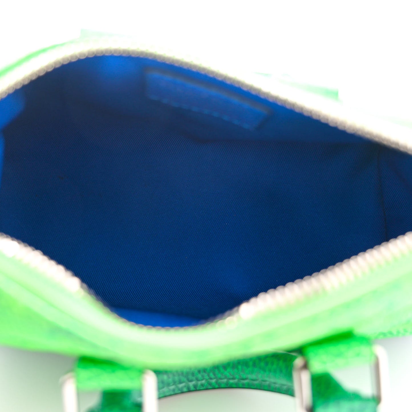 Taurillon Illusion Keepall XS Bleu Vert