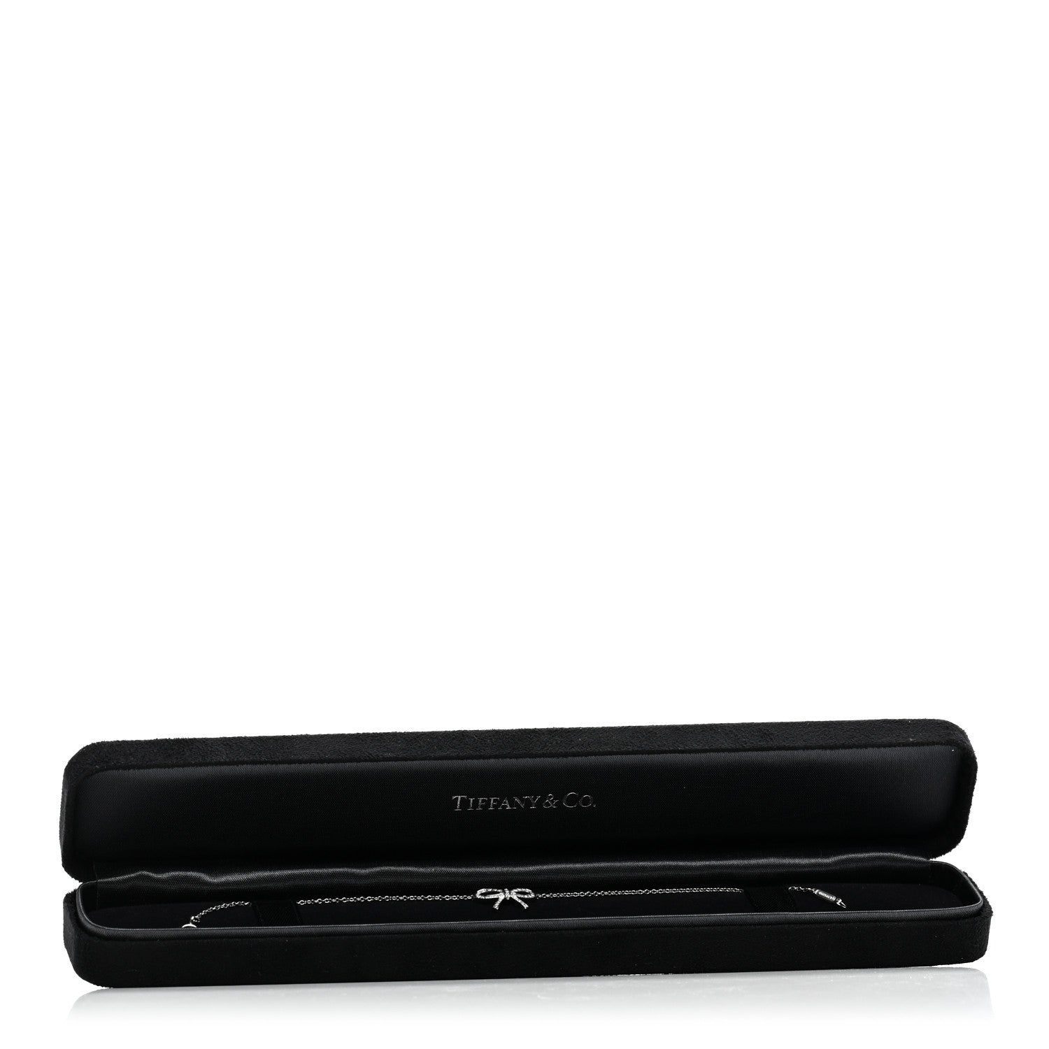 Tiffany Platinum Diamond Bow Bracelet 4 of 4