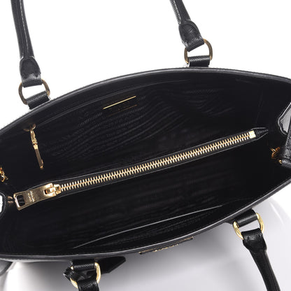 Prada Saffiano Lux Small Tote Nero Black 6 of 8