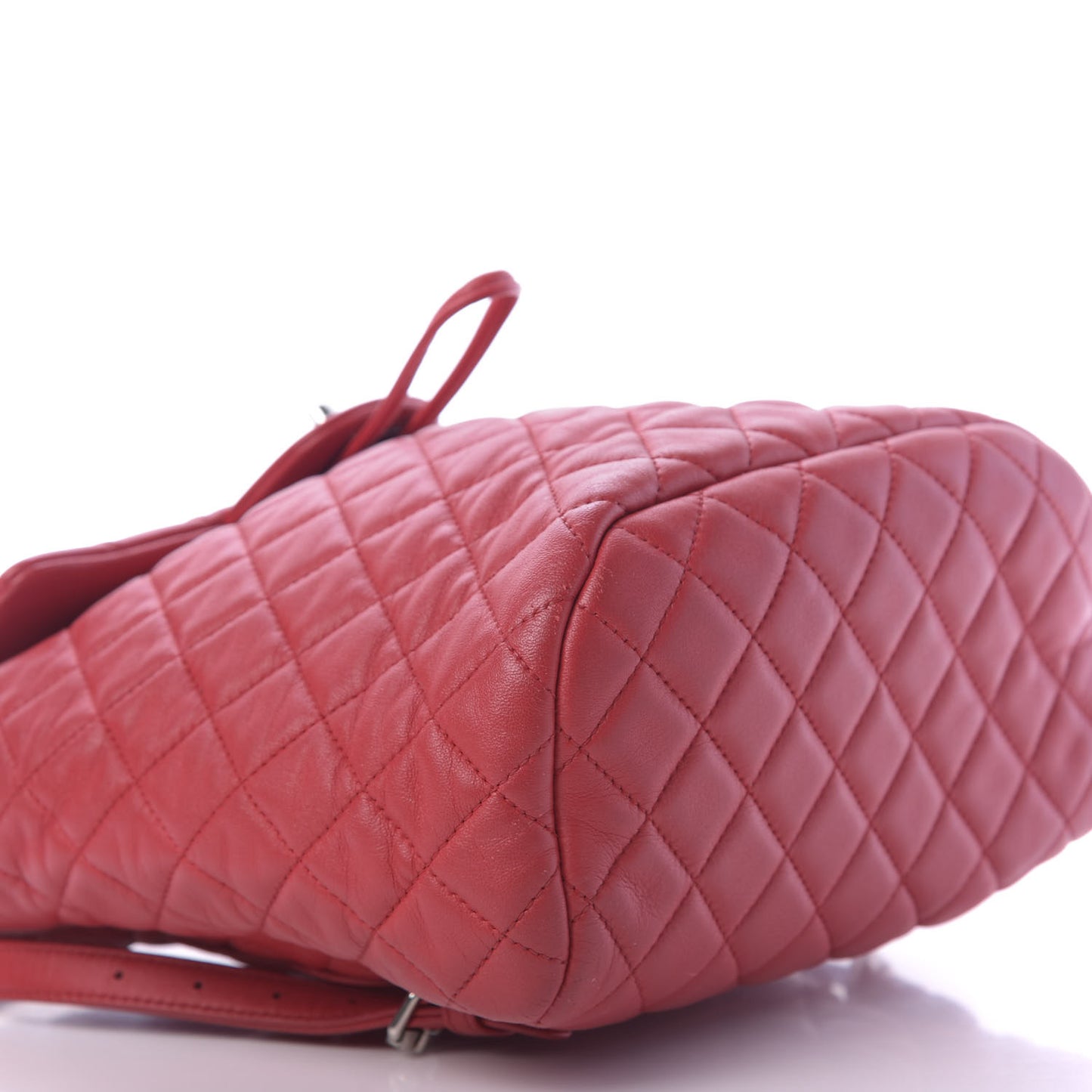 Lambskin Quilted Small Urban Spirit Backpack Red