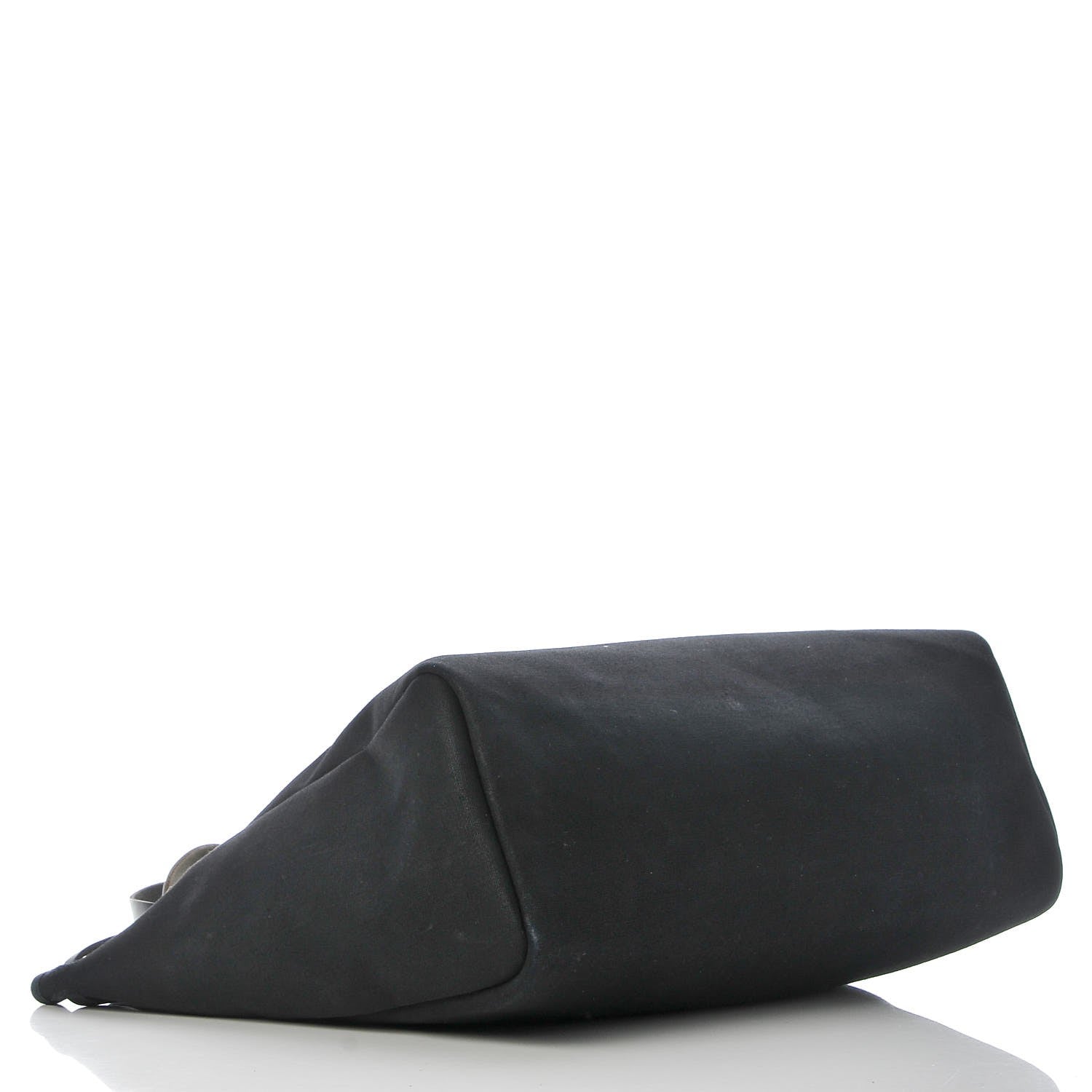 Hermes Toile Calfskin Herbag Cabas MM Black 5 of 14