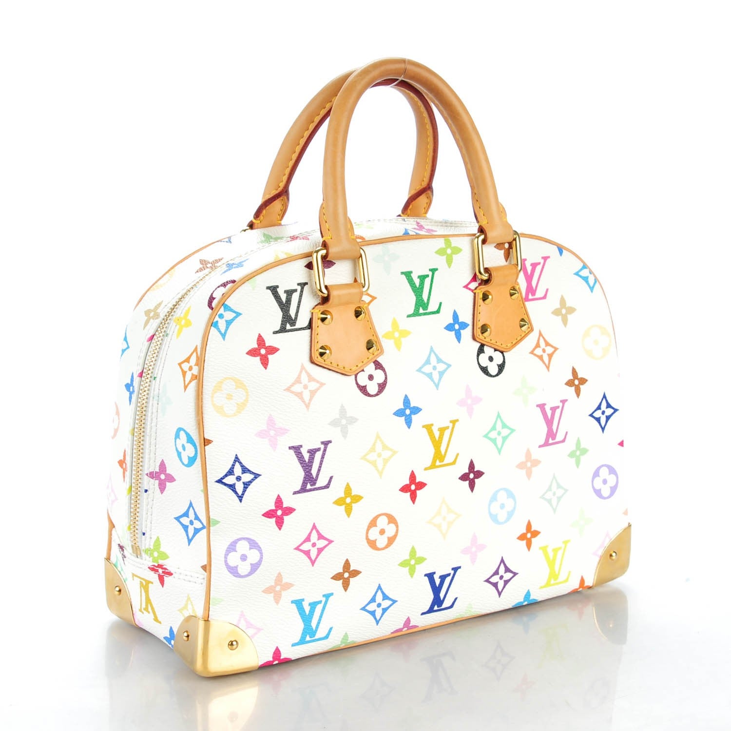 Louis Vuitton Monogram Multicolor Trouville White 3 of 8
