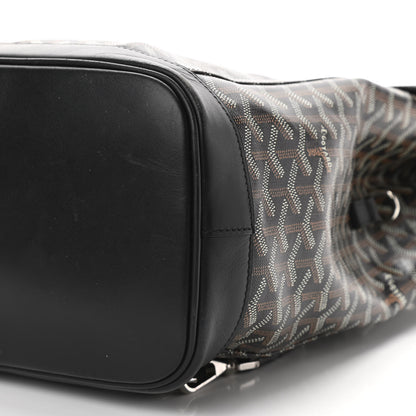 Goyard Goyardine Calfskin Alpin MM Backpack Black 6 of 14