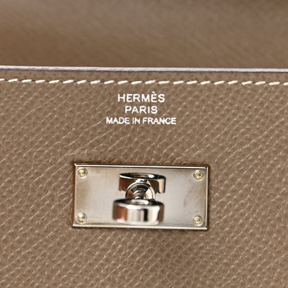 Hermes Epsom Kelly Longue Wallet Etoupe 6 of 8