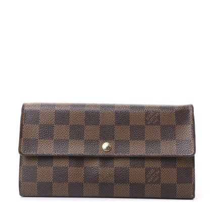 Louis Vuitton Damier Ebene Sarah Wallet 1 of 10