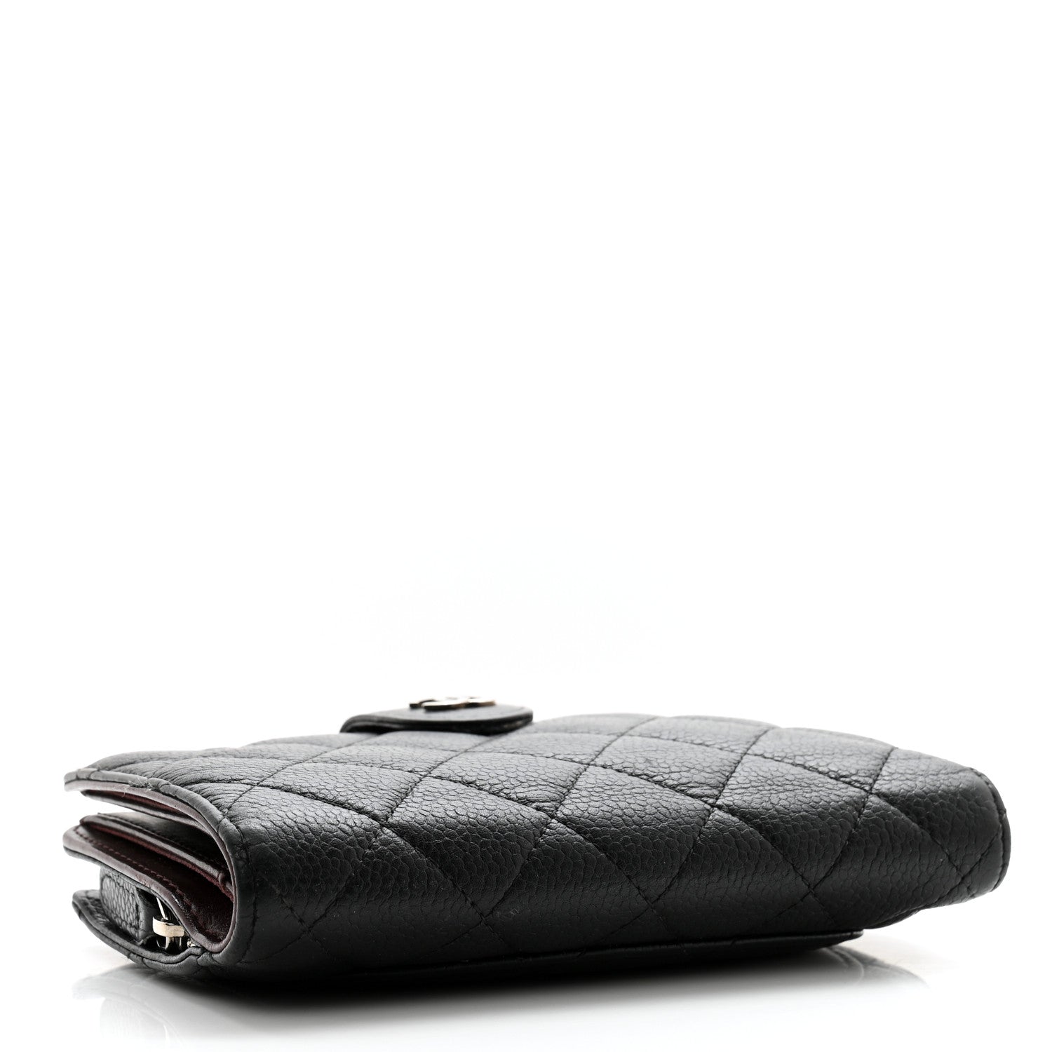 Chanel Caviar Quilted CC French Wallet Black 4 of 14