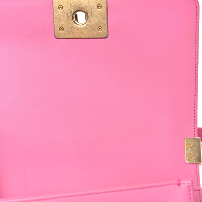 Chanel Calfskin Quilted Small Boy Flap Pink 12 of 13