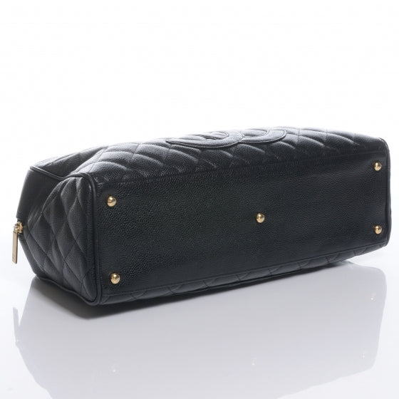 Chanel Caviar Quilted Boston Black 4 of 7