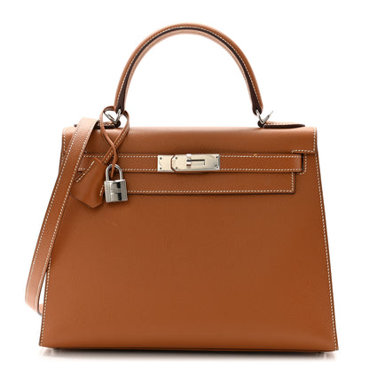 Hermes Epsom Kelly Sellier 28 Gold 1 of 10