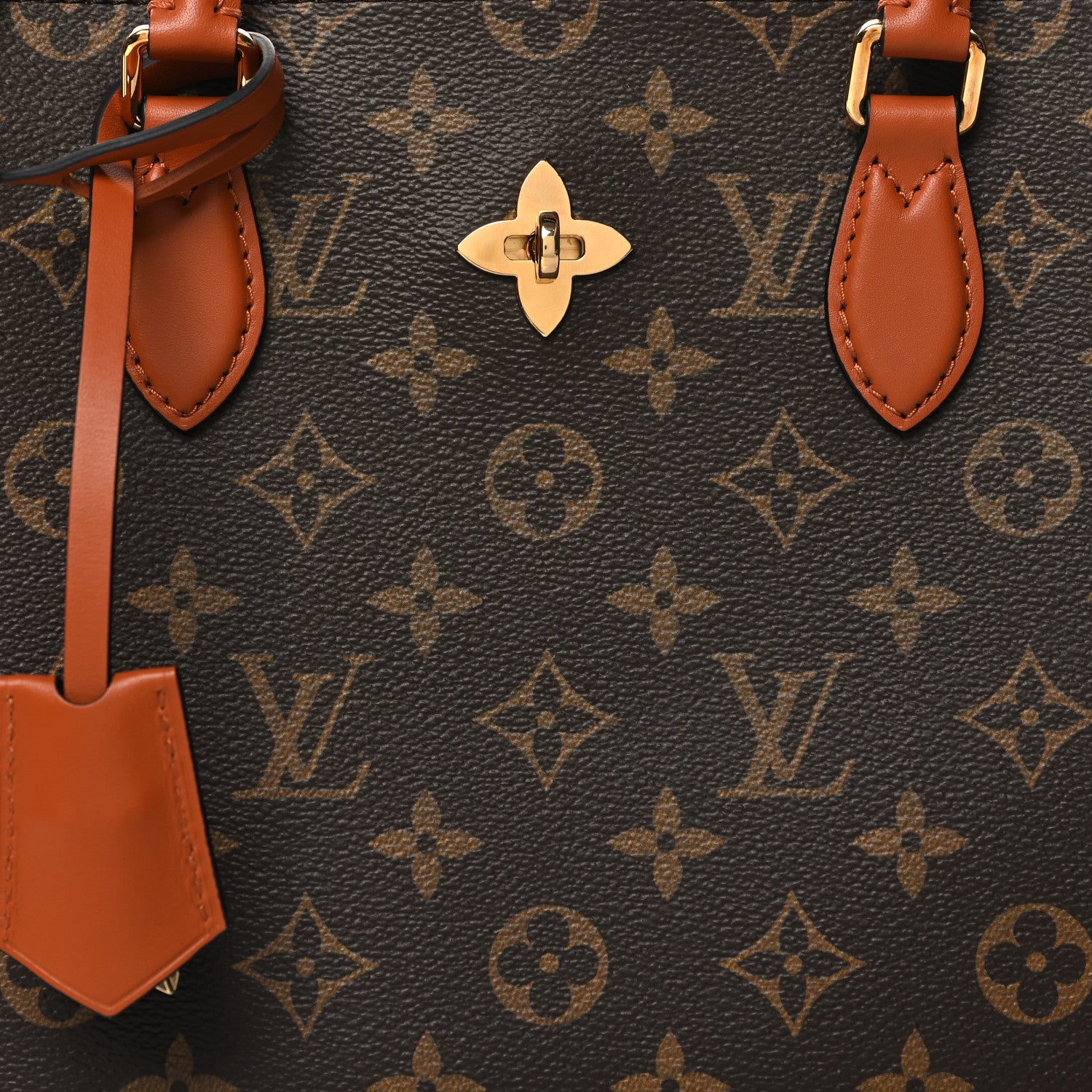 Louis Vuitton Monogram Flower Tote Caramel 8 of 10