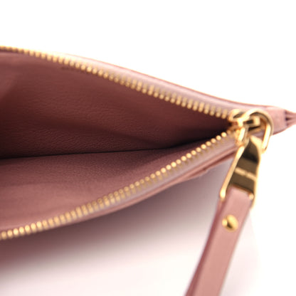 Miu Miu Madras Colour Zip Card Case Orchidea 5 of 7