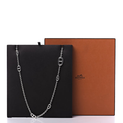 Hermes Sterling Silver Farandole Necklace 160 7 of 7