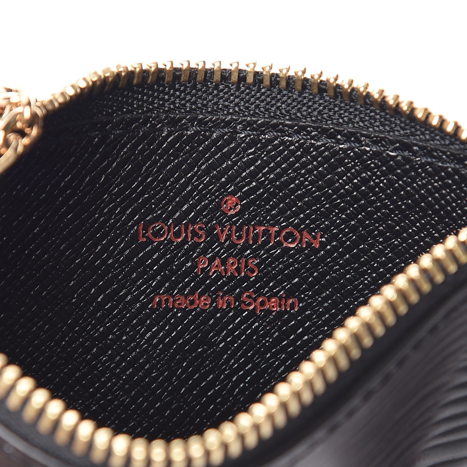 Louis Vuitton Epi Key Pouch Black 6 of 7