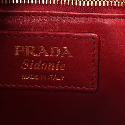 Prada Saffiano Lux Sidonie Top Handle Bag Black 5 of 8