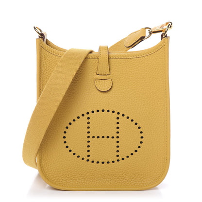 Hermes Taurillon Clemence Evelyne TPM Jaune Ambre 1 of 10