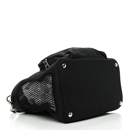 Prada Tessuto Nylon Saffiano Pet Bag Black 3 of 4