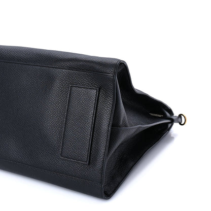 Saint Laurent Grained Calfskin 48H Sac De Jour Duffle Black 5 of 8