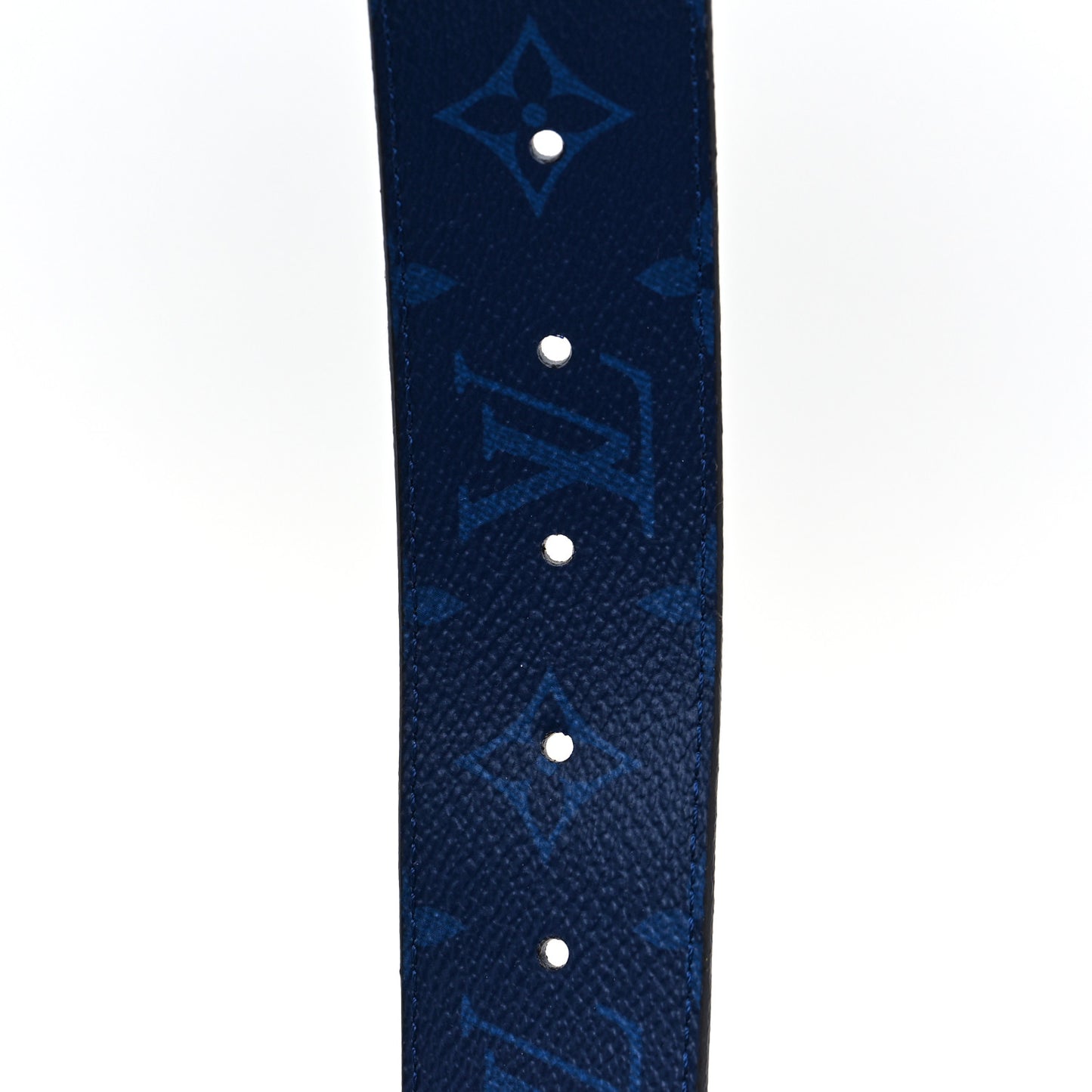 Monogram 40mm Reverso Belt 85 34 Pacific Blue