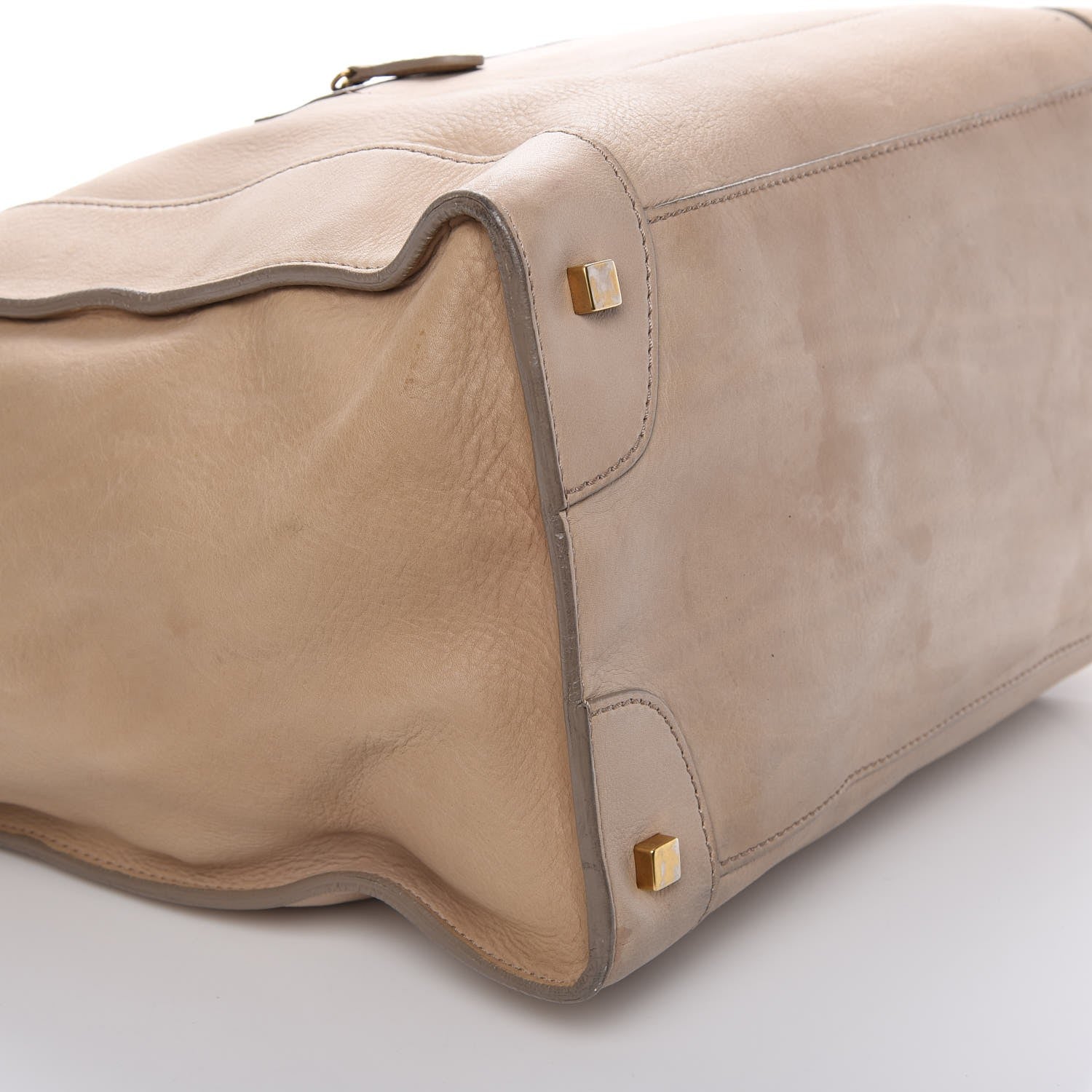 Celine Drummed Calfskin Medium Luggage Camel 18 of 21