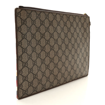 Gucci GG Supreme Monogram Courrier Documents Holder Beige New Acero 3 of 7