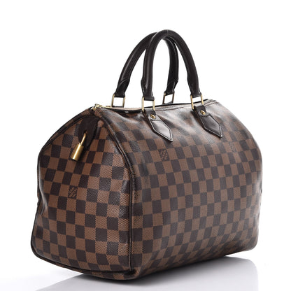 Louis Vuitton Damier Ebene Speedy 30 3 of 16