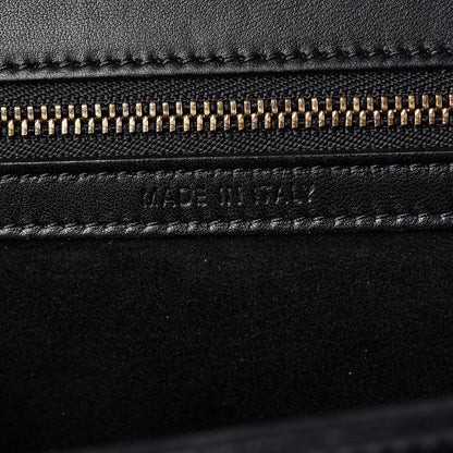 Christian Dior Lambskin Studded Medium Diorama Flap Bag Black 6 of 10