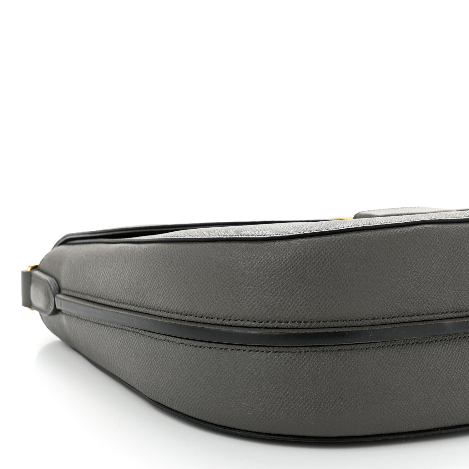 Celine Grained Calfskin Medium Trotteur Light Anthracite 8 of 9